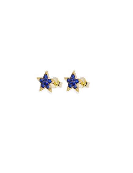 Boucles d'oreilles Rue des Mille Femme Stardust Double in Argent ORZ-018 M1 STE C AU - ORZ-018 M1 STE C AU